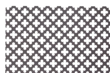 BLACHA PERFOROWANA STALOWA 1X1000X2000 OZDOBNA KRZYŻYK