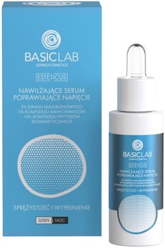 BasicLab Serum Poprawiające Napięcie z Kwasem Hialuronowym 30 ml