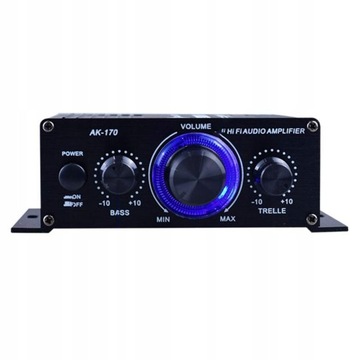 MINI WZMACNIACZ MOCY AUDIO AK-170 BLUETOOTH 5.1