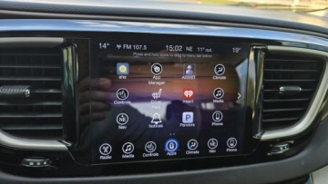 Chrysler Pacifica II 2017 Chrysler Pacifica Skóra El Drzwi El Klapa Navi, zdjęcie 22