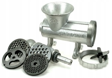 МАШИНА ДЛЯ ЖАРКИ МЯСА № 32 КОЛЕСА ДЛЯ НАПОЛНЕНИЯ Воронки 4 сита