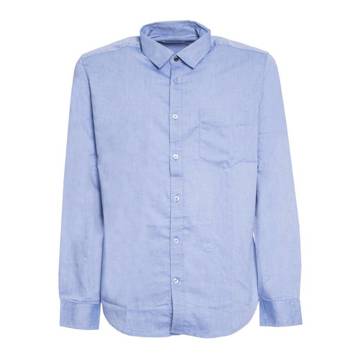 Koszula DIESEL męska casualowa elegancka bawełna niebieska haft r. XL