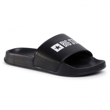 Klapki BIG STAR damskie Czarne GG274A040 r. 37