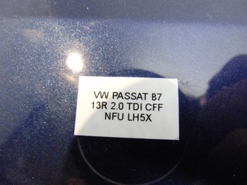 BLATNÍK PRAVÝ PŘEDNÍ VW PASSAT B7 LH5X