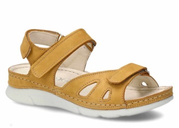 NAGABA 102 ŻÓŁTY SAMUEL - SANDAŁ DAMSKI - ROZMIAR 39