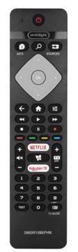 ПУЛЬТ ДИСТАНЦИОННОГО УПРАВЛЕНИЯ PHILIPS 398GR10BEP NETFLIX RAKUTEN