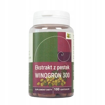 Ekstrakt z pestek winogron OPC 300mg 100 kapsułek Nanga