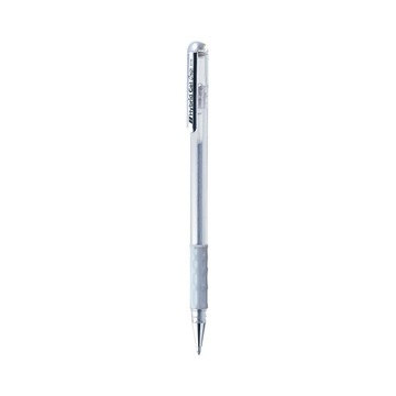 Długopis żelowy Pentel Hybrid Gel Grip srebrny