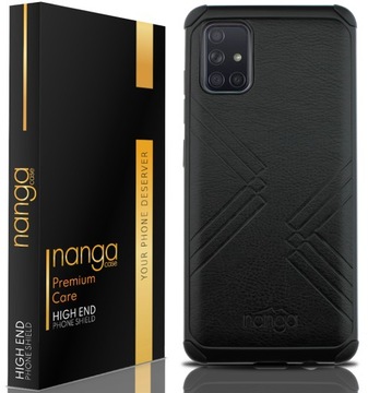 ETUI SKÓRA PANCERNE BIZNES DO GALAXY A51 CZARNY