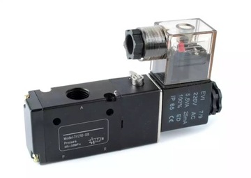 Elektrozawór pneumatyczny 3/2 1/4 NC 220V AC do siłowników pneumatycznych