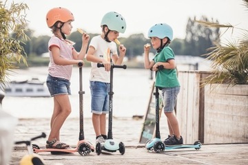 Детский шлем Scoot And Ride 3+ (51-55) Сталь