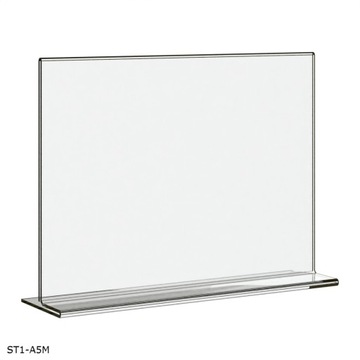 A5 Menu, Stojak dwustronny na Opis Cenę z PLEXI /M