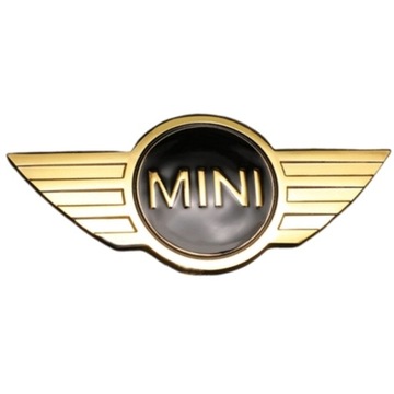 EMBLEMAT MINI COOPER LOGO znaczek TYŁ PRZÓD CZARNY