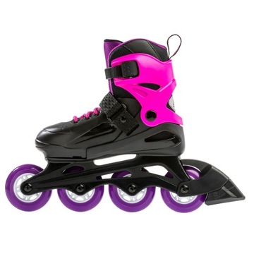 Роликовые коньки Rollerblade Jr FURY 29-33 Black Pink Heather, новая модель 2023 года