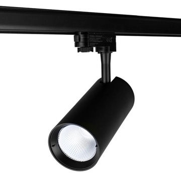 Reflektor szynowy LED czarny POLARIS szynoprzewód 20W 3000K 1650lm UNILED