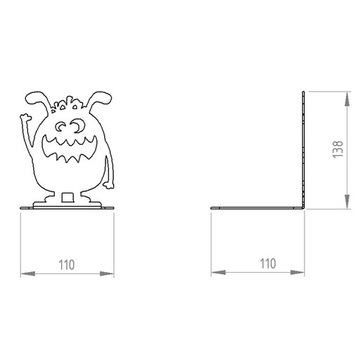 MONSTER MONSTER подставка для книг