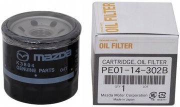 FILTR OLEJU MAZDA 1.5 2.0 2.5 PE0114302B ORYGINAŁ