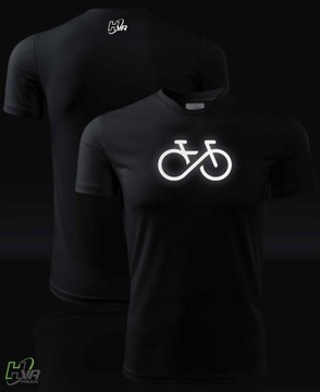 Быстросохнущая футболка HVR со светоотражающим принтом BIKE