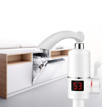 МГНОВЕННЫЙ ВОДОНАГРЕВАТЕЛЬ 3КВТ ЖК ЭЛЕКТРИЧЕСКИЙ