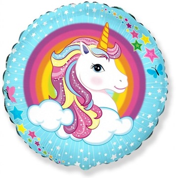 Balon foliowy Jednorożec UNICORN urodziny 46 cm