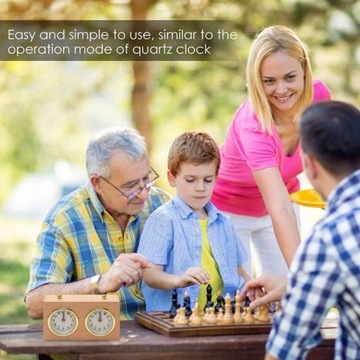 Деревянный компактный цифровой международный ретро