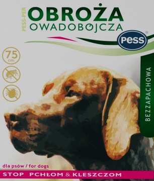 Obroża na pchły kleszcze owadobójcza dla psa