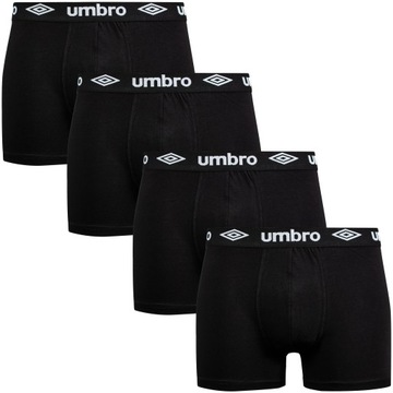 Bokserki UMBRO męskie majtki bielizna klasyczne 95% bawełna 4-PAK - XL
