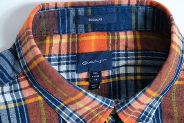 GANT__KOSZULA MĘSKA W KRATKĘ REGULAR FIT__XXL 2XL