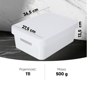 CURVER ZESTAW 3 POJEMNIKÓW PUDEŁEK Z POKRYWKĄ