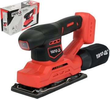 АККУМУЛЯТОРНАЯ ШЛИФОВАЛЬНАЯ МАШИНА YATO 18V 90X187MM SOLO YT-82751