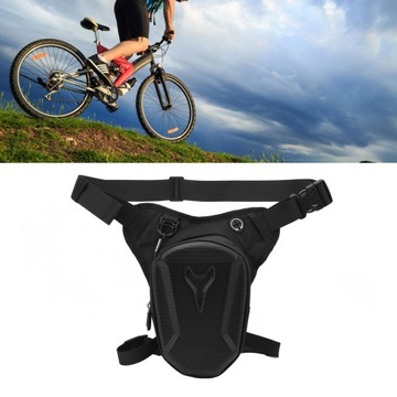 МОТОЦЕНТРИЧЕСКАЯ ВОДОНЕПРОНИЦАЕМАЯ НОЖНАЯ СУМКА ДЛЯ МОТОЦИКЛА ПРЕМИУМ С ЖЕСТКИМ КОРМОМ