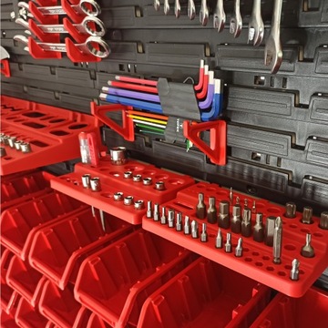 ИНСТРУМЕНТАЛЬНАЯ ДОСКА ДЛЯ МАСТЕРСКОЙ 115x78см 29 лотков