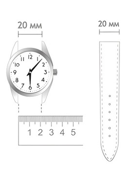 PASEK DO ZEGARKA 20mm