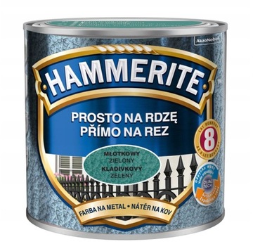 Farba HAMMERITE zielony młotkowy 0,7 L