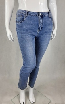 SPODNIE JEANSY jeansowe NIEBIESKIE CUDI r 34 / 50