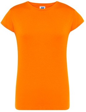 Koszulka T-shirt bawełna Cert. kolory pomarańcz L