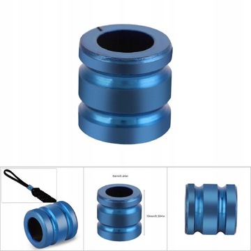 Ремешок из паракорда с бусинкой-ножом TC4 из титанового сплава