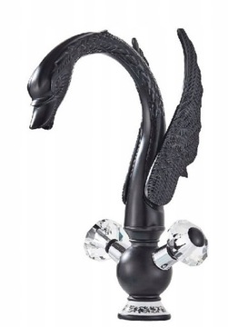 Bateria umywalkowa czarna Old Retro Black