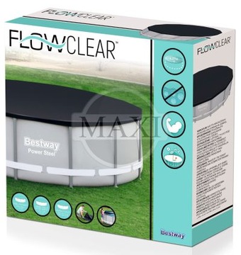 BESTWAY 58248 POKRYWA OCHRONNA IZOLACJA PLANDEKA na BASEN STELAŻOWY 427cm