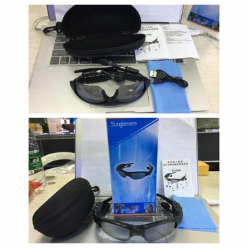 1 комплект солнцезащитных очков Bluetooth