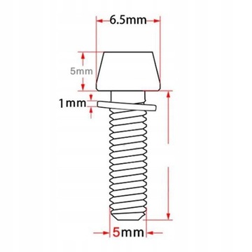 20шт M5/M6x20mm болты выноса шоссейного велосипеда