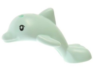 LEGO Delfin mały delfinek 49579pb01 morski jasny