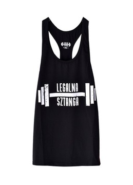 Tank Top męski LEGALNA SZTANGA 13 czarny M gym