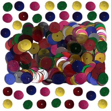 Блестки Круглые Плоские Декоративные Конфетти, МЕТАЛЛИК