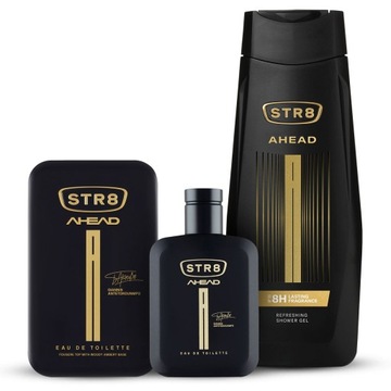 ZESTAW STR8 AHEAD WODA TOALETOWA 100ML + ŻEL 400ML