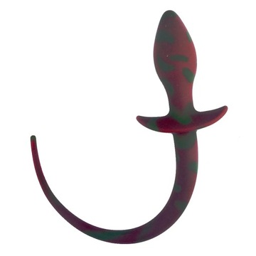 Silicone Dog Tail Anal Toys G-spot Stimulator Butt Plug Slave Anal