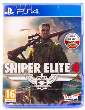 Sniper Elite 4 PL PO POLSKU PS4 PS5 NOWA