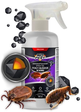 PŁYN ŚRODEK SPRAY MIKROKAPSUŁKOWY NA OWADY KLESZCZE I PCHŁY NO PEST 500ML