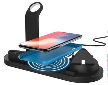 Док-станция Qi для Apple Watch AirPods iPhone