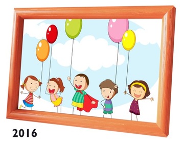 ТЮЛЬПАН ФОТОрамка 13х18 на детский день рождения в цветах